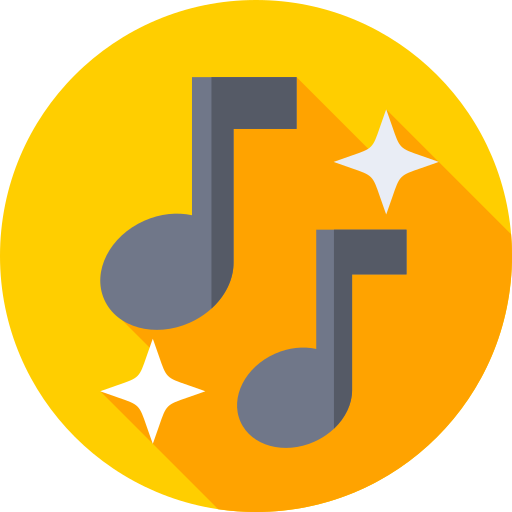 notas musicales icono gratis