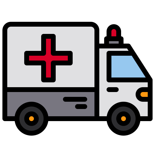 Ambulance xnimrodx Lineal Color icon