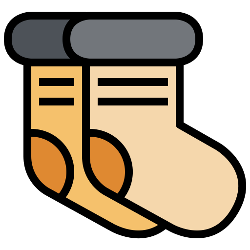 Baby Socks Generic Outline Color icon