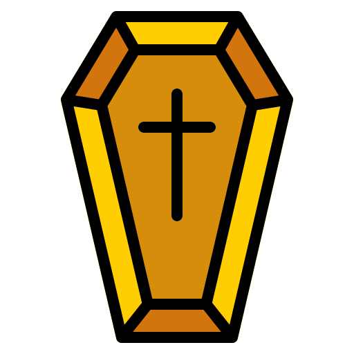 Coffin Generic Outline Color icon