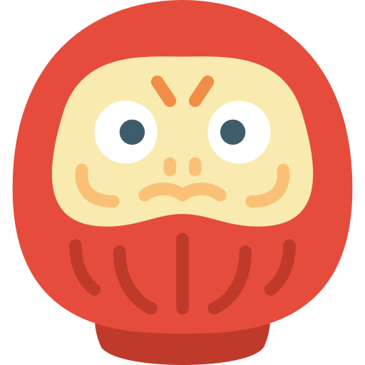 Daruma icono gratis