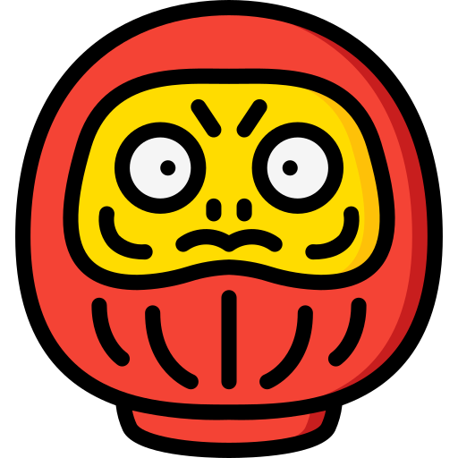 Daruma icono gratis