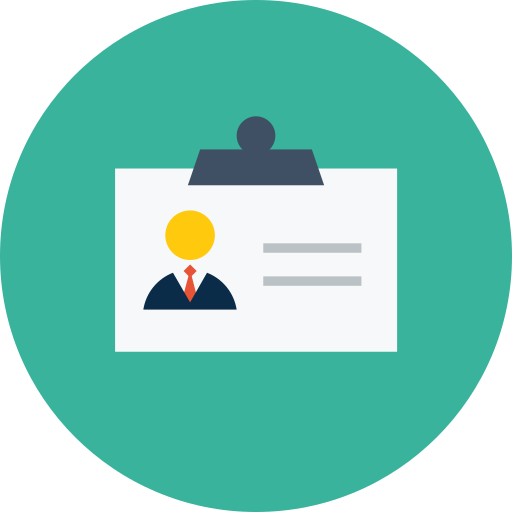 신분증 무료 아이콘