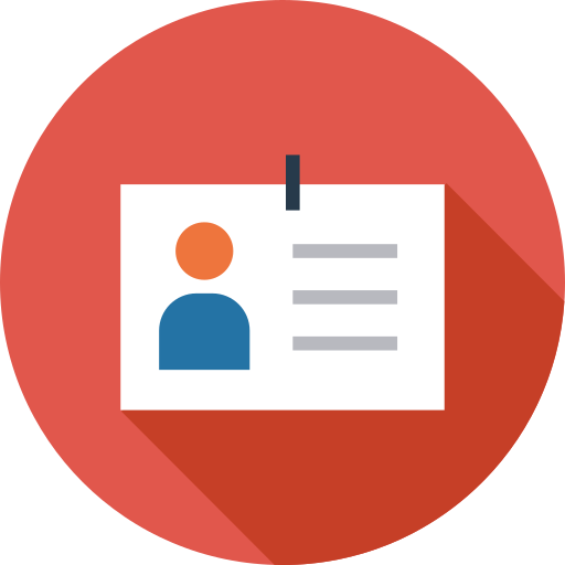 신분증 무료 아이콘