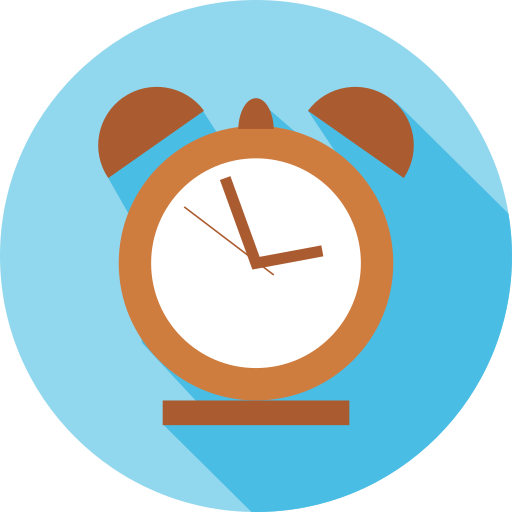 Alarm clock Generic Circular icon