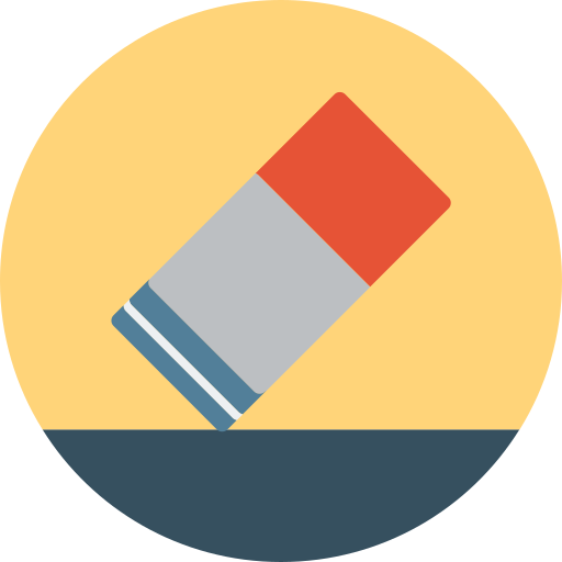 borrador icono gratis