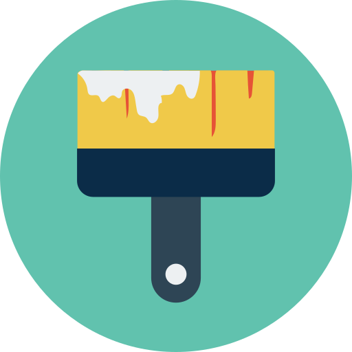 Paint brush Generic Circular icon