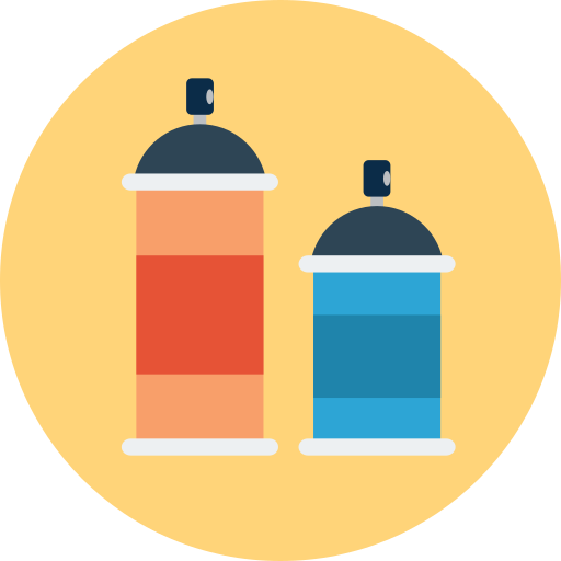 pintura en aerosol icono gratis