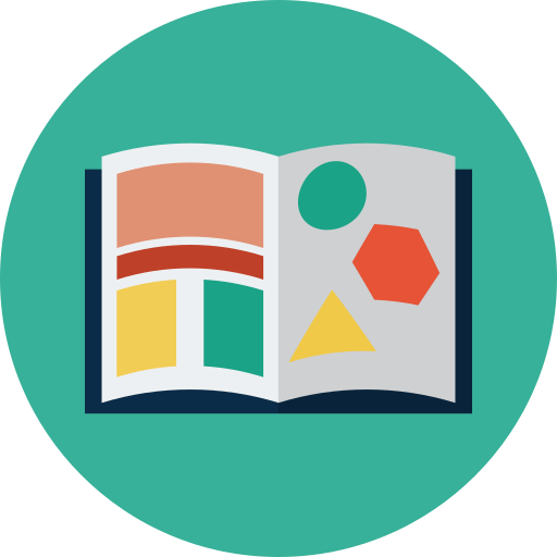 libro abierto icono gratis