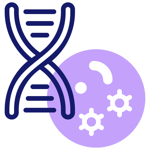 cadena de adn icono gratis