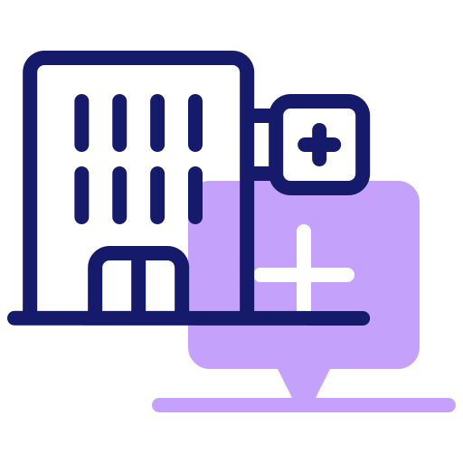 clínica de salud icono gratis