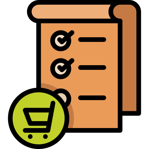 Shopping list - Free commerce icons