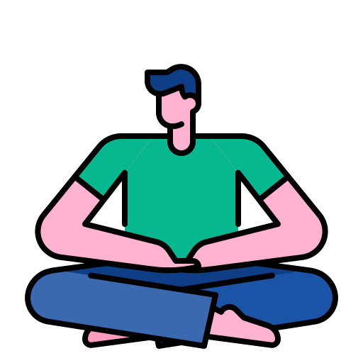 Meditar icono gratis