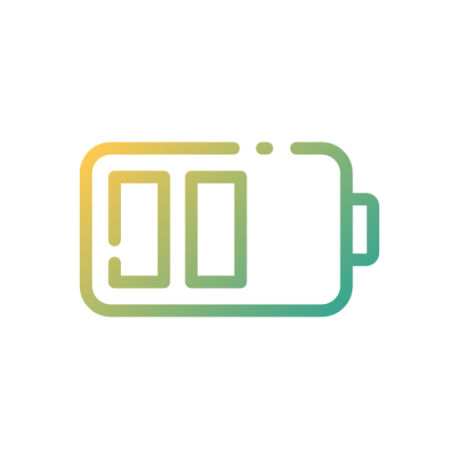 Battery status free icon