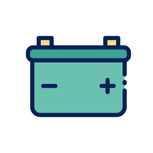 Автомобильный аккумулятор бесплатно иконка