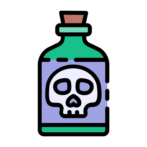 Poison Good Ware Lineal Color icon