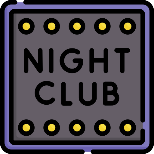 club nocturno icono gratis