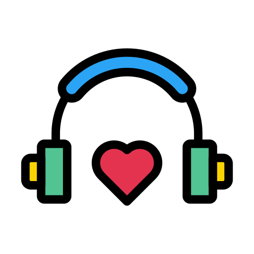 Earphone Generic Outline Color icon