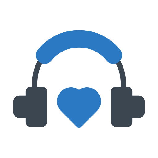 Earphone Generic Blue icon