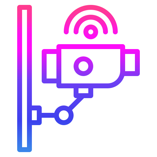 cámara de cctv icono gratis
