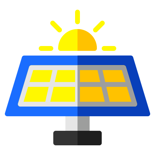 panel solar icono gratis