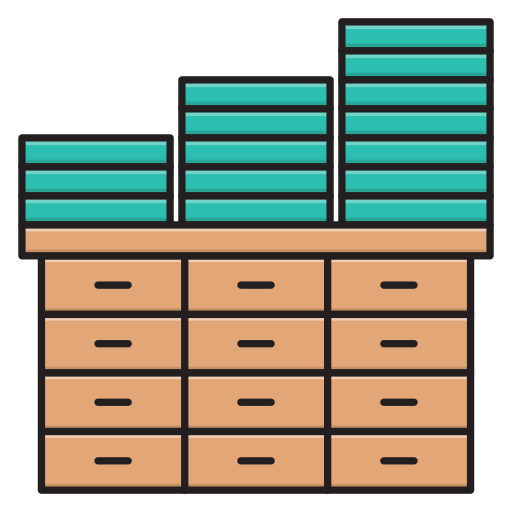 armoire de bureau Icône gratuit
