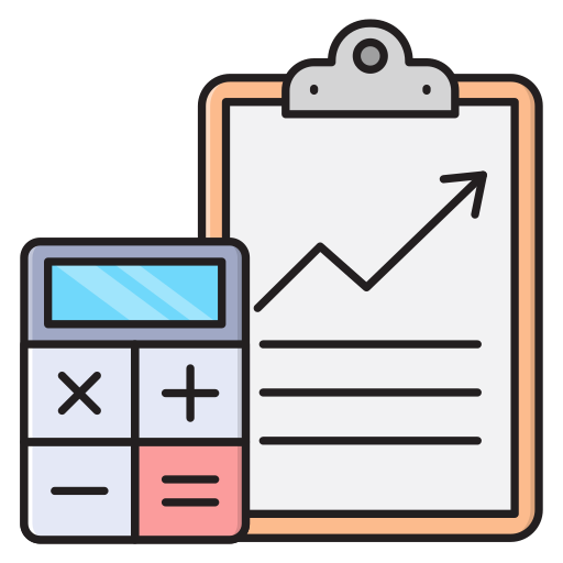 Calculation Vector Stall Lineal Color Icon