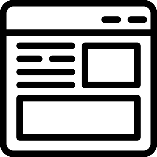 Layout free icon