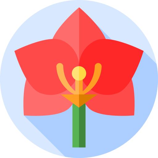 orquídea icono gratis