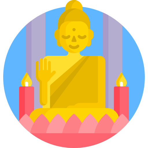 estatua de buda icono gratis