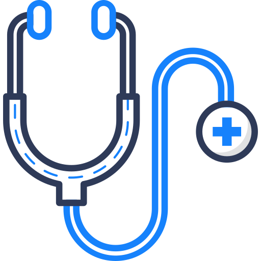 Stethoscope Generic Blue icon