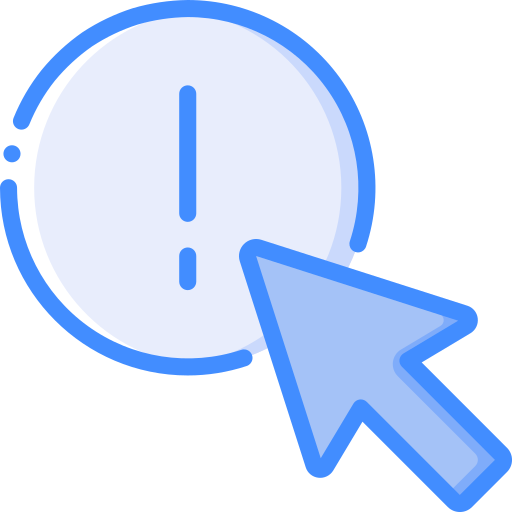 Alert Basic Miscellany Blue icon