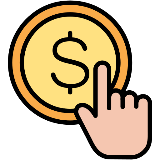 payer avec un clic Icône gratuit