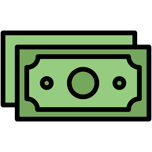 Cash Generic Outline Color icon