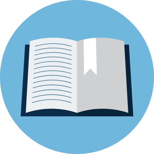 libro abierto icono gratis