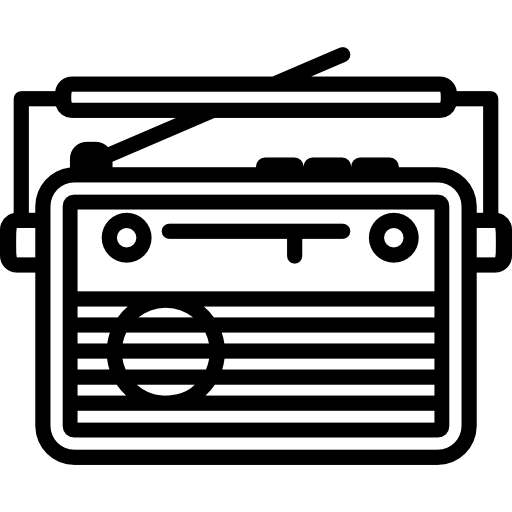 라디오 무료 아이콘