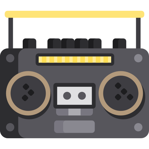 Radio cassette free icon