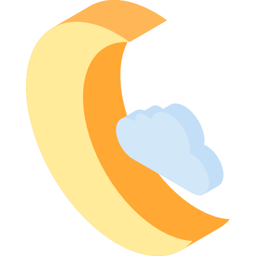 Half moon - free icon