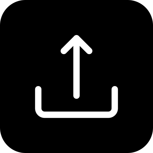 Upload Generic Square Glyph icon