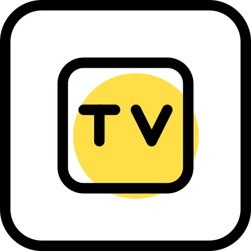 Tv Screen Generic Rounded Shapes Icon