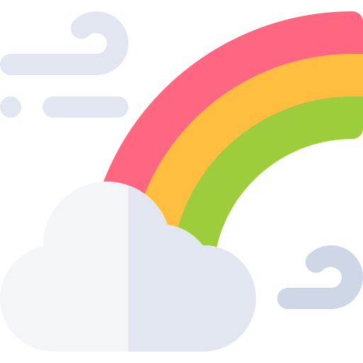 arco iris icono gratis