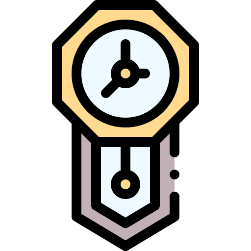 Cuckoo clock Detailed Rounded Lineal color icon