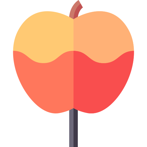 Caramelized Apple Basic Straight Flat Icon