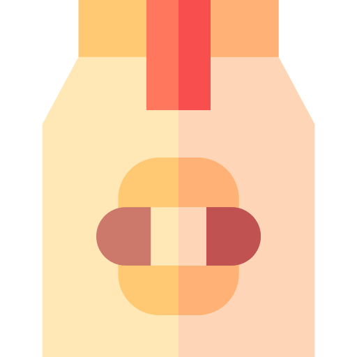 Food package Basic Straight Flat icon