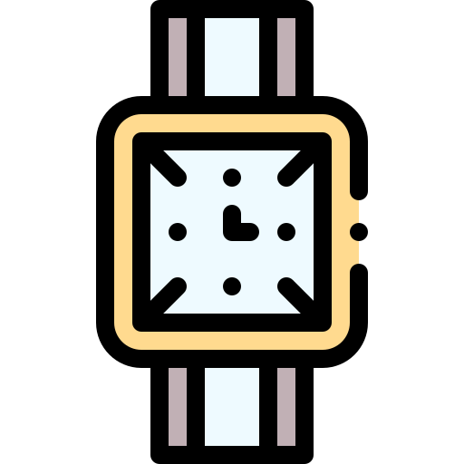 reloj de mano icono gratis