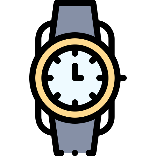 reloj de mano icono gratis