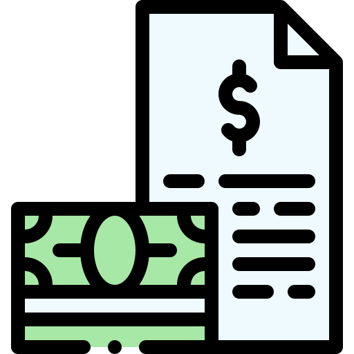 presupuesto icono gratis