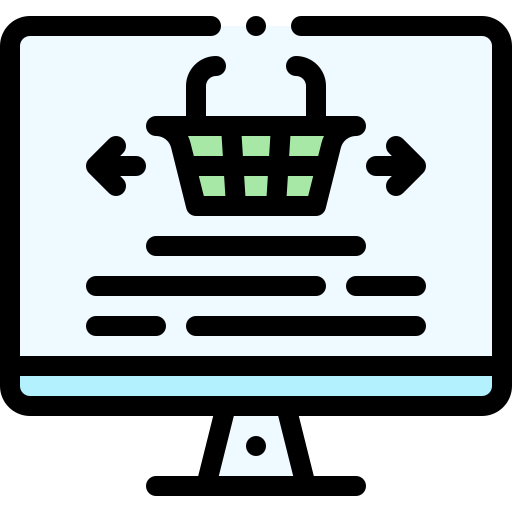 compras online grátis ícone compras online grátis ícone