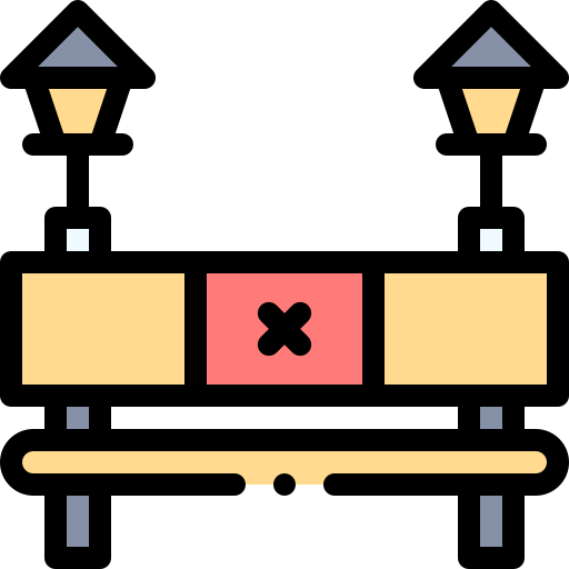 Bench free icon Bench free icon