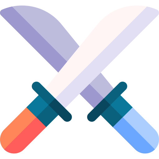 Swords Basic Rounded Flat icon